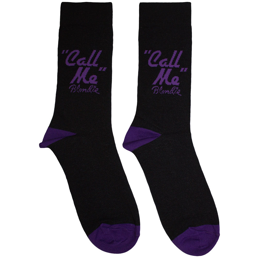 Blondie Unisex Ankle Socks Call Me
