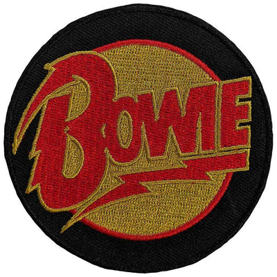 David Bowie Standard Patch Logo Circle