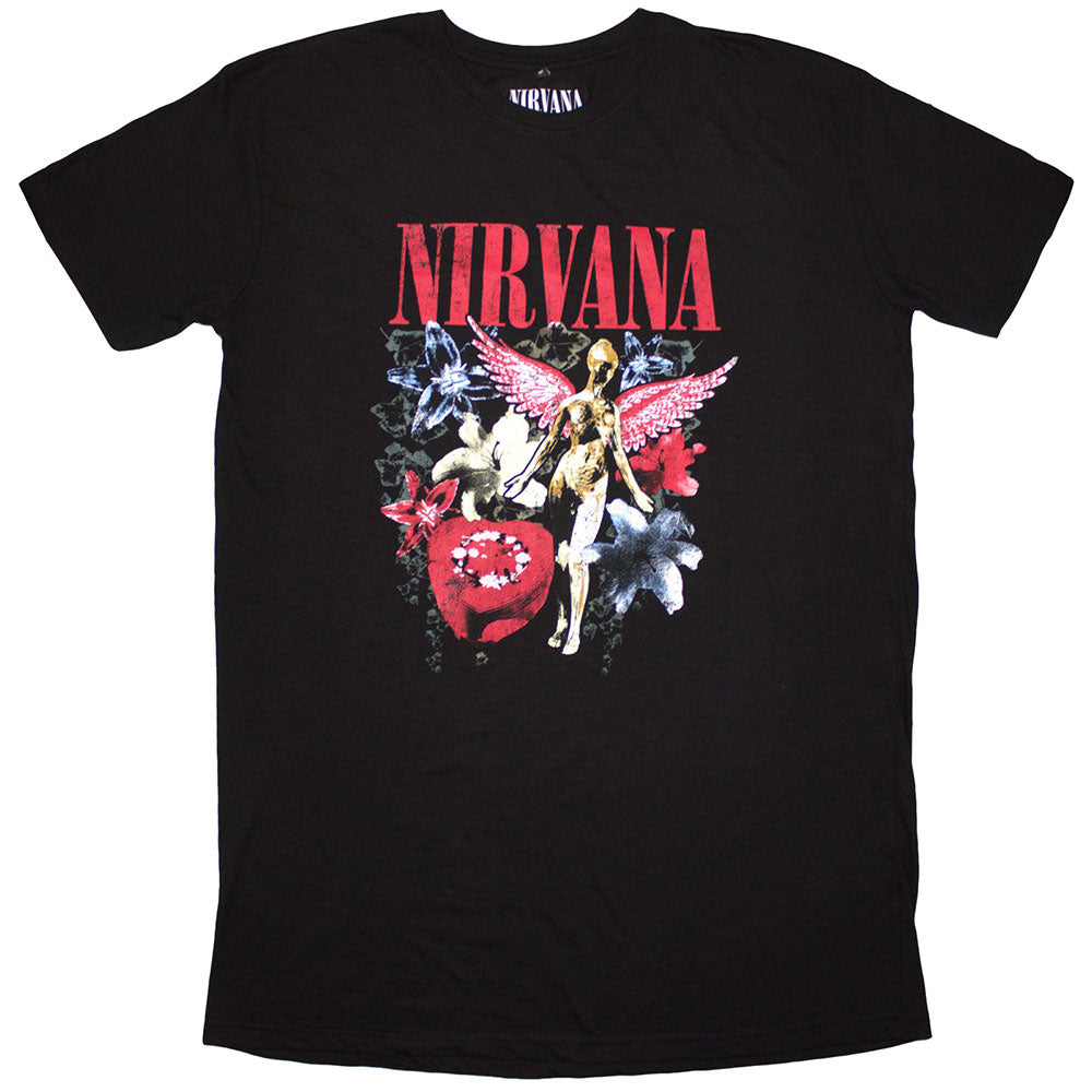 Nirvana Ladies T-shirt Dress In Utero Vintage Collage